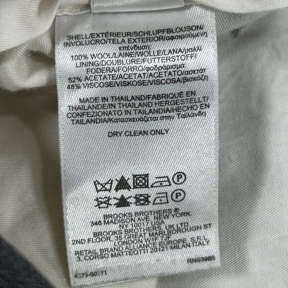 Brooks Brothers Pants Men's Gray 37x30 Preppy Casual Cuffed Chino 1818 Madison - Picture 13 of 14